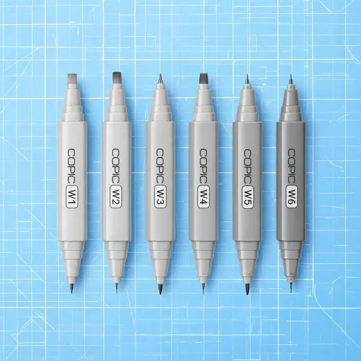Copic Classic dual-nib markers